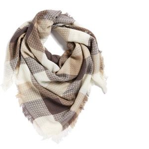 BP Check Square Scarf